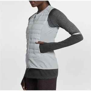 Nike Aeroloft Gray Running Vest Size XS